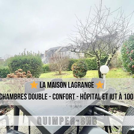 Maison Lagrange - 4 Chambres Quartier Iut Hopital Quimper Exteriér fotografie