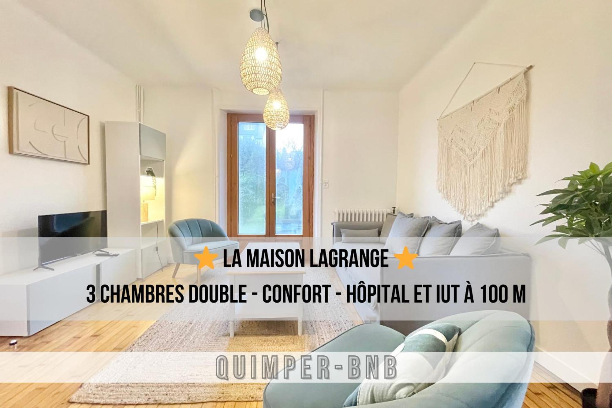 Maison Lagrange - 4 Chambres Quartier Iut Hopital Quimper Exteriér fotografie