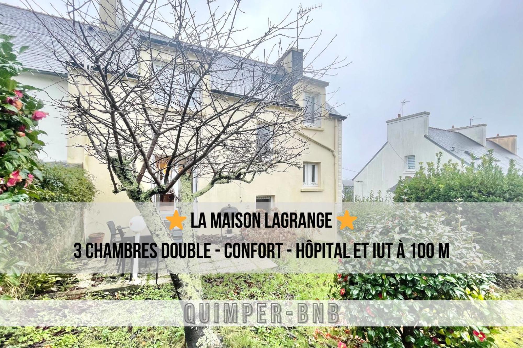 Maison Lagrange - 4 Chambres Quartier Iut Hopital Quimper Exteriér fotografie